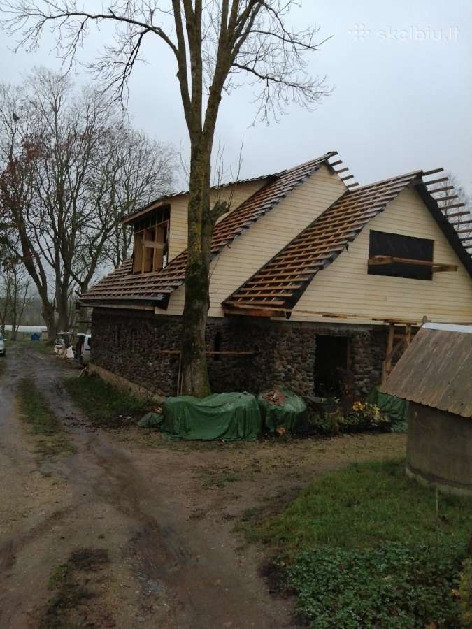 Karkasiniai namai terasos stogai - nuotraukos Nr. 15