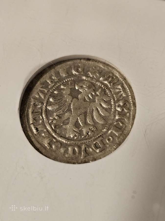 1501-1506 metų Aleksandro Jogailaičio 1/2 grašio - nuotraukos Nr. 4