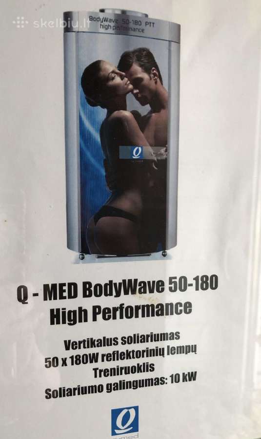 Parduodamas Vertikalus Soliariumas Q-med 50-180w - nuotraukos Nr. 2
