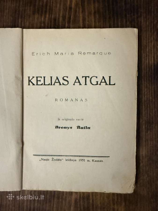 Kelias atgal 1-2 d. 1931 m. - nuotraukos Nr. 2