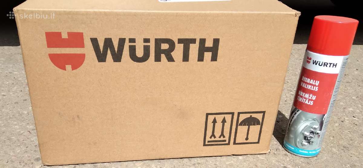 Originali Wurth Brake Cleaner dėžė 24vnt - 50€.