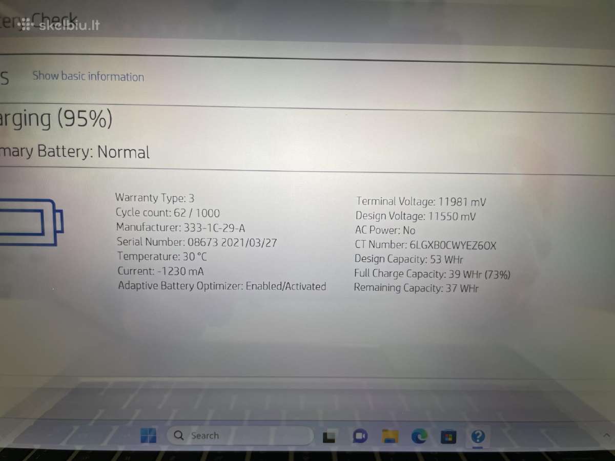Hp Elitebook X360 830 G7 i7-10610u 16gb 512gb SSD - nuotraukos Nr. 11