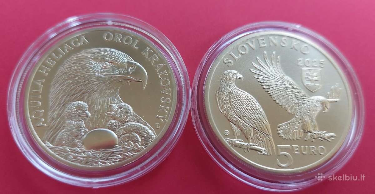 Slovakija 2025m 5 € Karališkasis erelis Unc