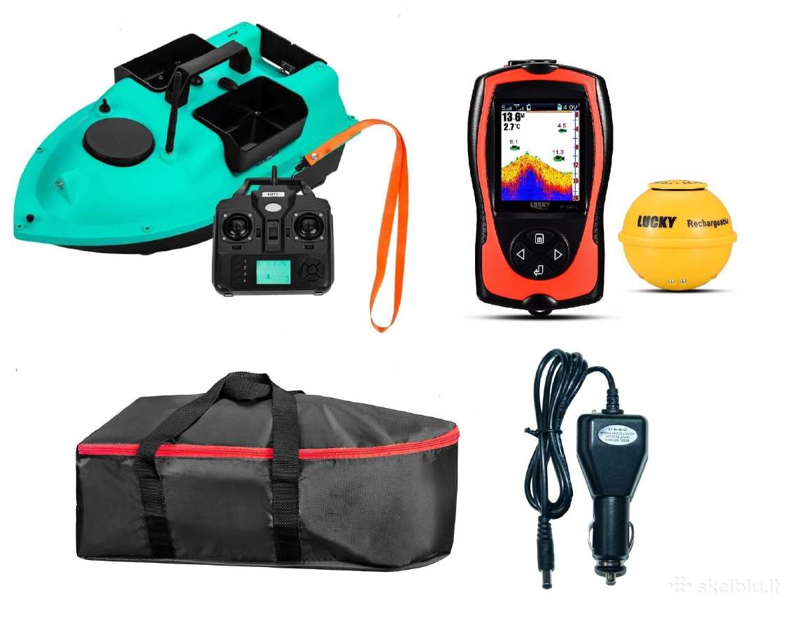 Flytec V010 masalų laivelis GPS, echolotas Full - nuotraukos Nr. 2