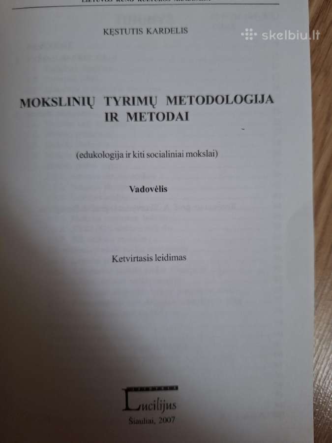 Mokslinių tyrimų metodologija ir metodai - nuotraukos Nr. 2