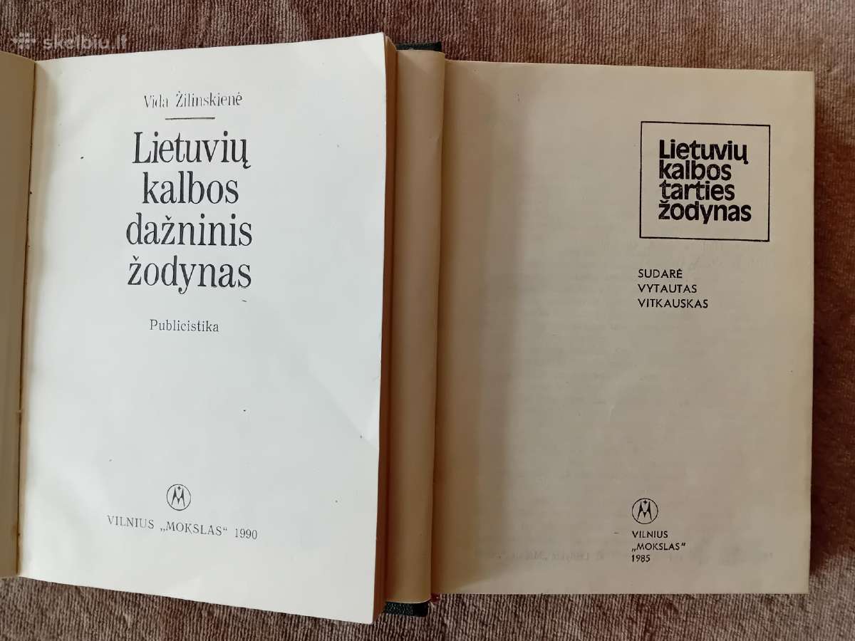 Lietuvių kalbos dažninis ir tarties žodynai - nuotraukos Nr. 2