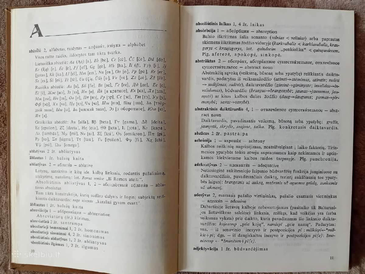Kalbotyros terminų žodynas - nuotraukos Nr. 6