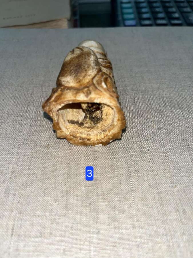 Japoniškos figürėlės iš akmens ir kaulo - nuotraukos Nr. 3