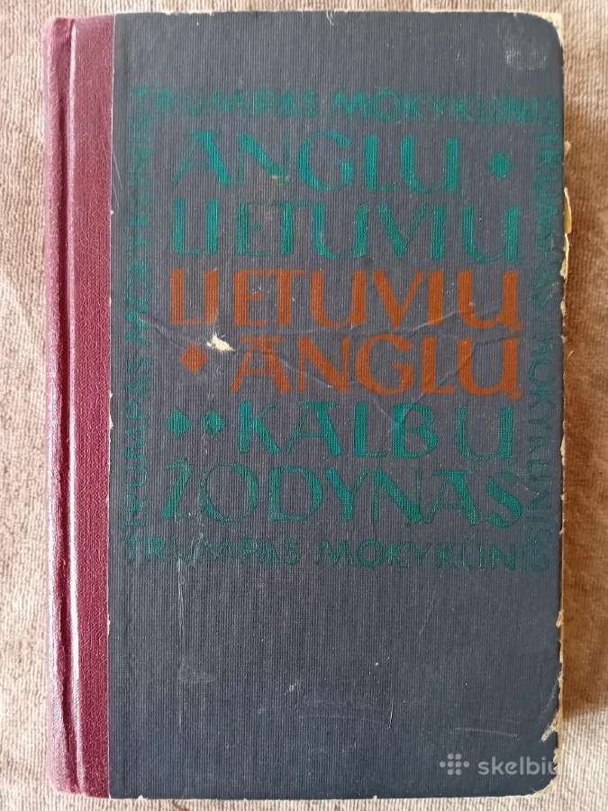Tr. anglų-lietuvių ir lietuvių anglų žodynas