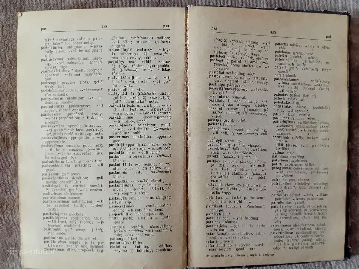 Tr. anglų-lietuvių ir lietuvių anglų žodynas - nuotraukos Nr. 6