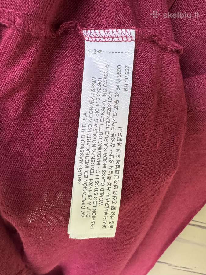Massimo Dutti 100% lino palaidinė Xs dydis - nuotraukos Nr. 3