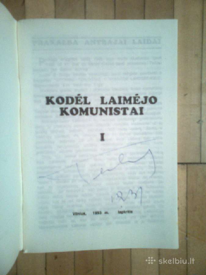 L. L. L. leidiniai su Antano Terlecko autografais - nuotraukos Nr. 2
