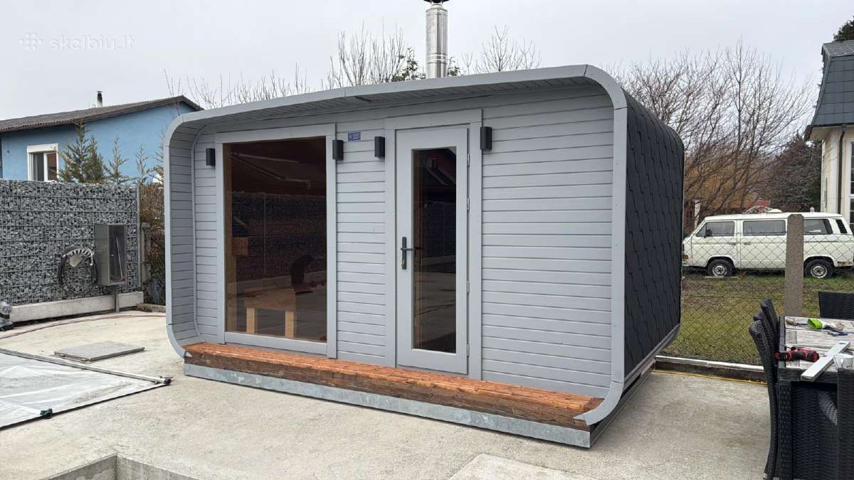 Naujiena Cube Wide pirtis sauna - nuotraukos Nr. 5