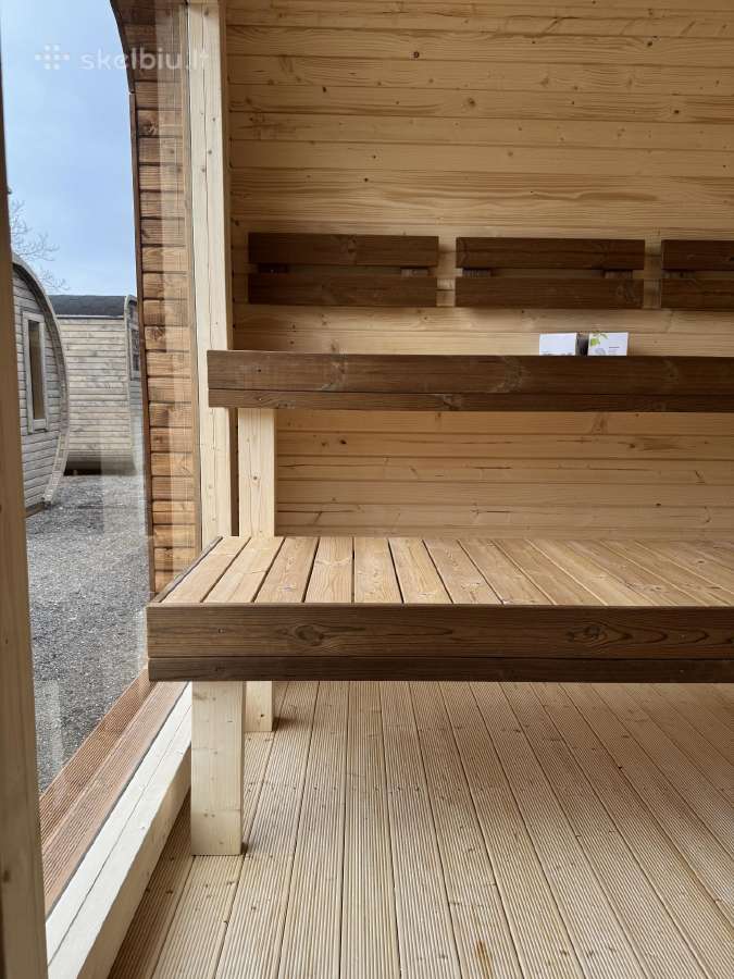 Naujiena Cube Wide pirtis sauna - nuotraukos Nr. 13
