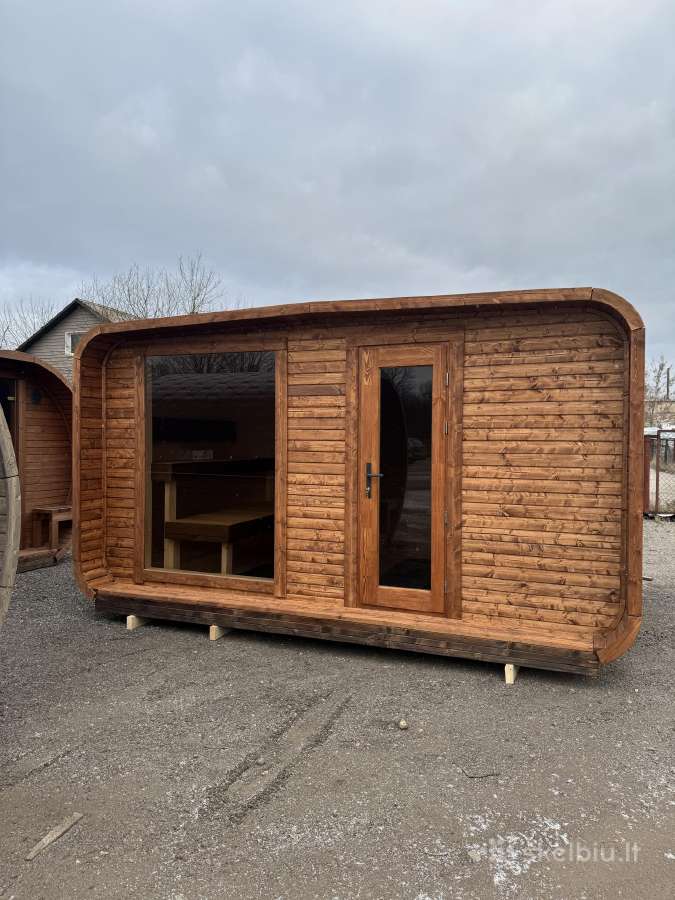 Naujiena Cube Wide pirtis sauna - nuotraukos Nr. 10