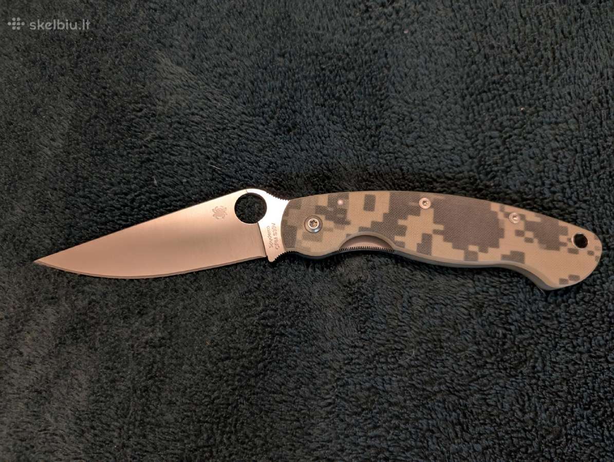 Peilis Spyderco Military G-10 Camo Made in Usa - nuotraukos Nr. 2