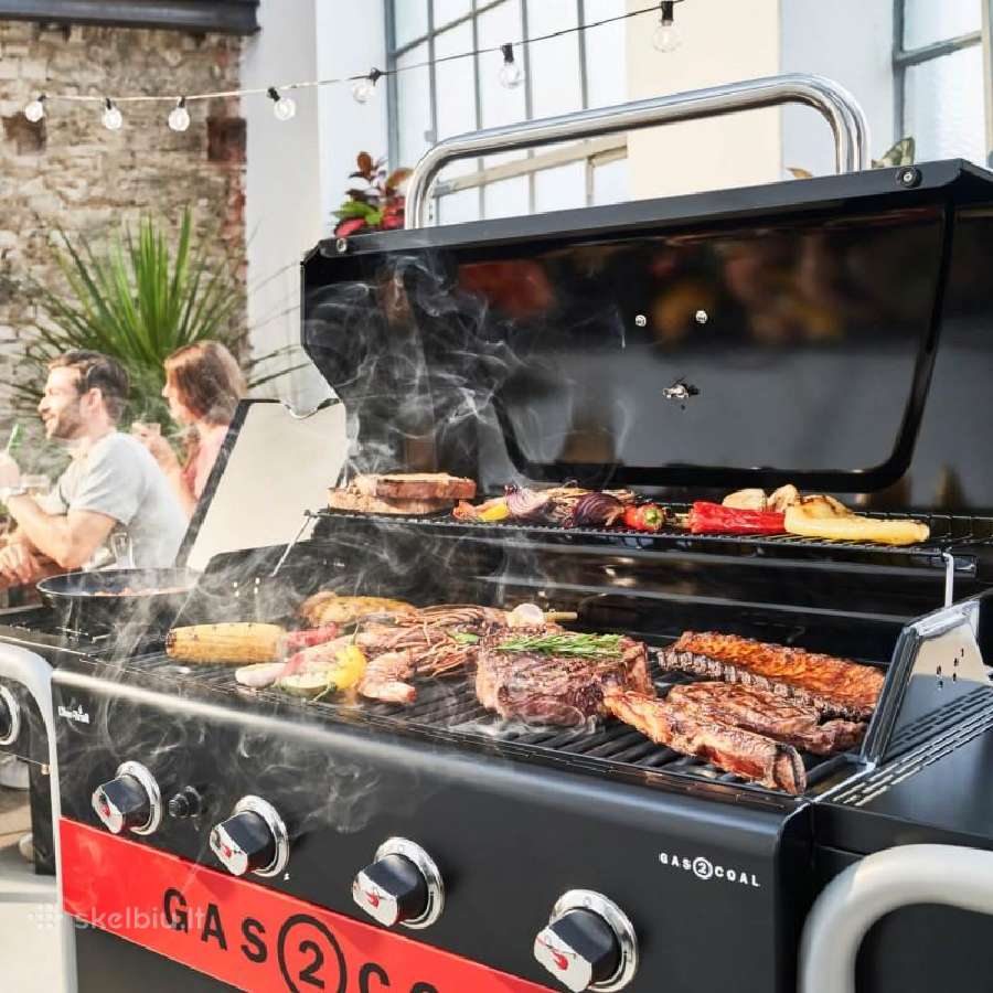 Hibridinis grilis Char-broil Gas2coal 4G kepsninė - nuotraukos Nr. 4
