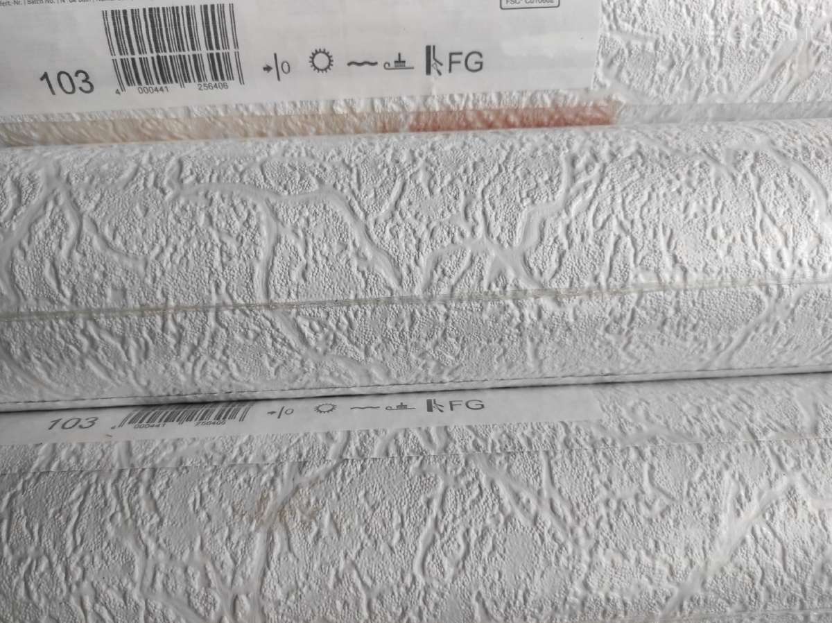 Tapetai balti ir pilki 0.53x 10 , 8vnt. Ir 6 vnt. - nuotraukos Nr. 4