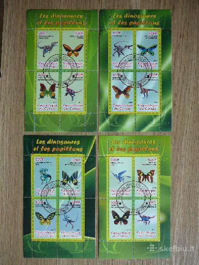 Drugeliai Dinozaurai Kongas 2011 antsp. s902/5