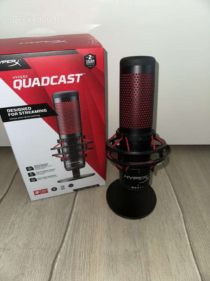 Hyperx Quadcast Mikrafonas