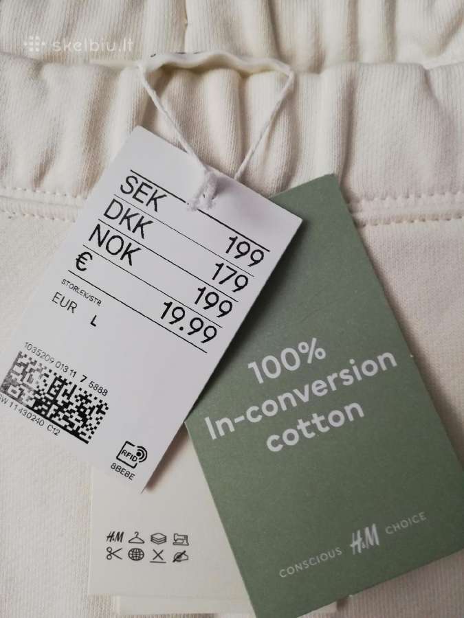 H&m nauji vyriški medvilniniai šortai - nuotraukos Nr. 2