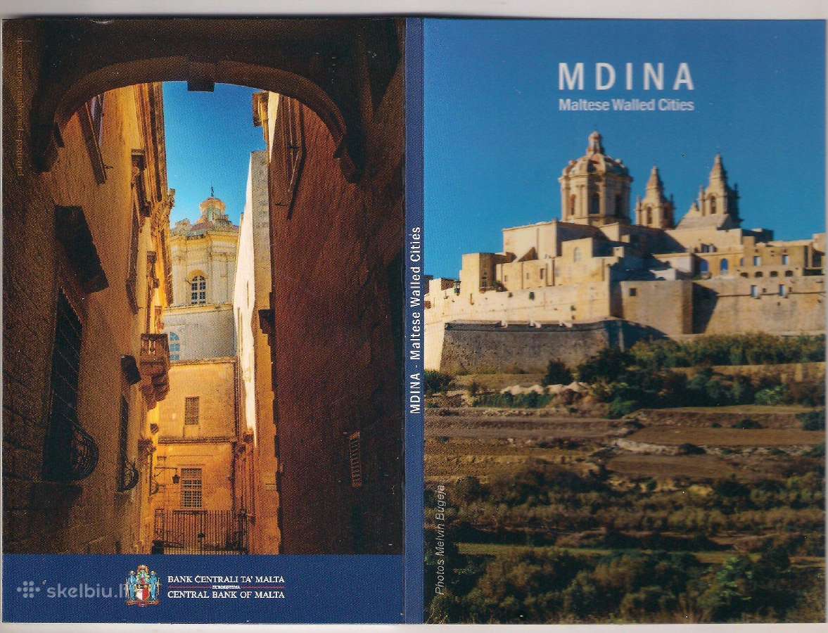2 euro moneta Malta 2025 Mdina tvirtovė Bu - nuotraukos Nr. 3