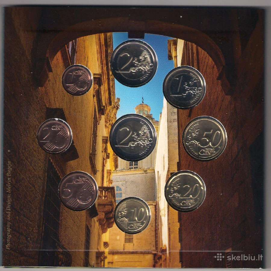 Euro monetų rinkinys Malta 2025 Mdina tvirtovė - nuotraukos Nr. 4