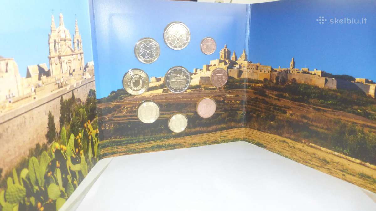 Euro monetų rinkinys Malta 2025 Mdina tvirtovė - nuotraukos Nr. 5