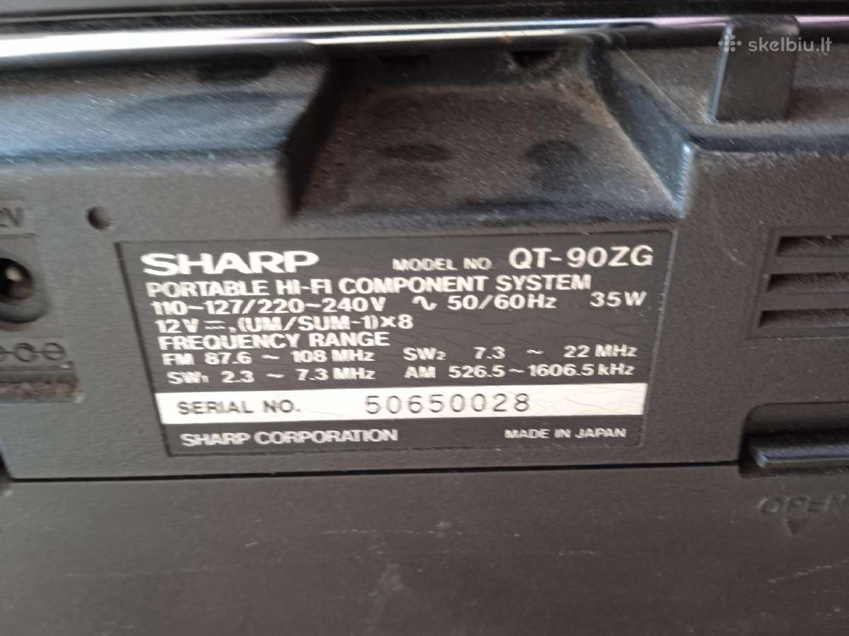 Sharp qt-90zg - nuotraukos Nr. 4