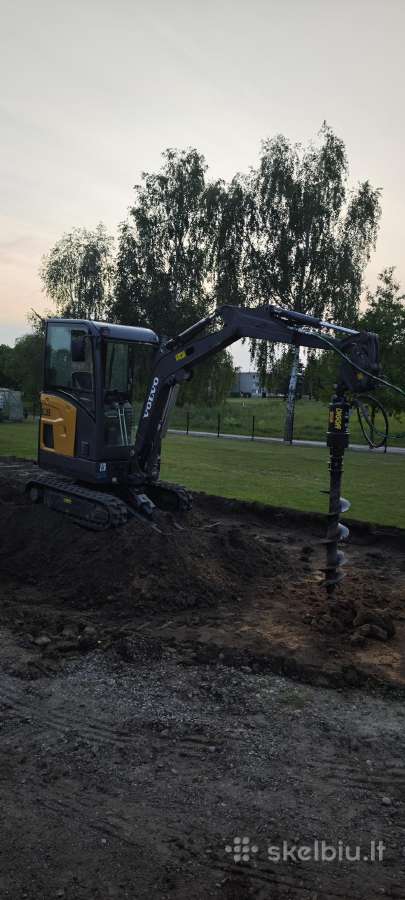2t Mini ekskavatoriaus nuoma Kaunas, Kauno raj. - nuotraukos Nr. 4