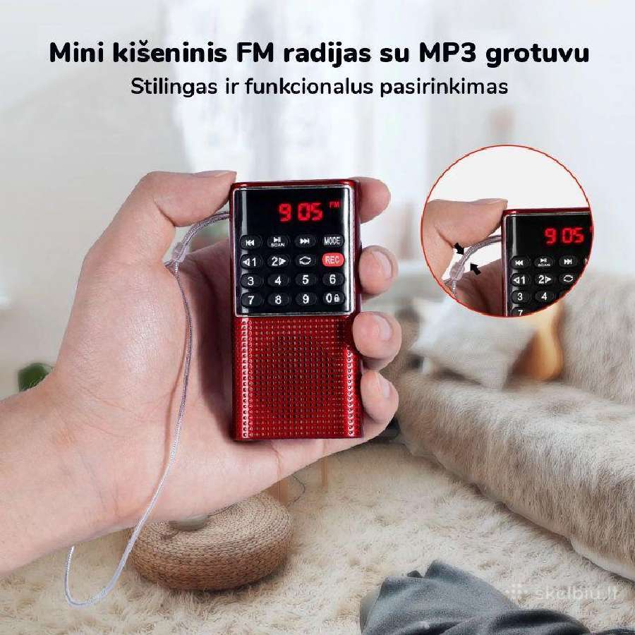 Skaitmeninis laikrodis su LED veidrodiniu ekranu - nuotraukos Nr. 15