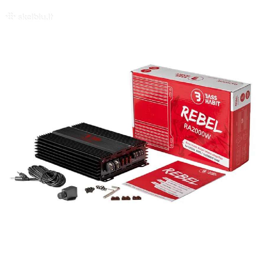 Garso stiprintuvas Bass Habit Rebel Ra2000w