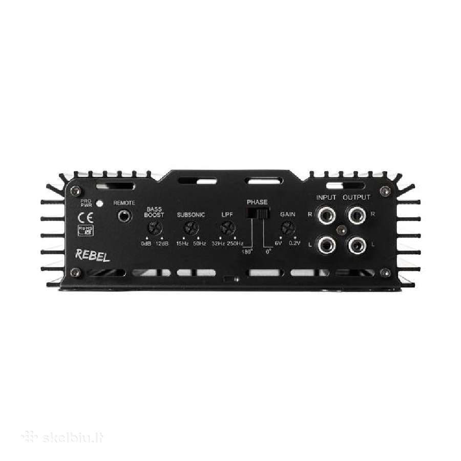 Garso stiprintuvas Bass Habit Rebel Ra2000w - nuotraukos Nr. 2