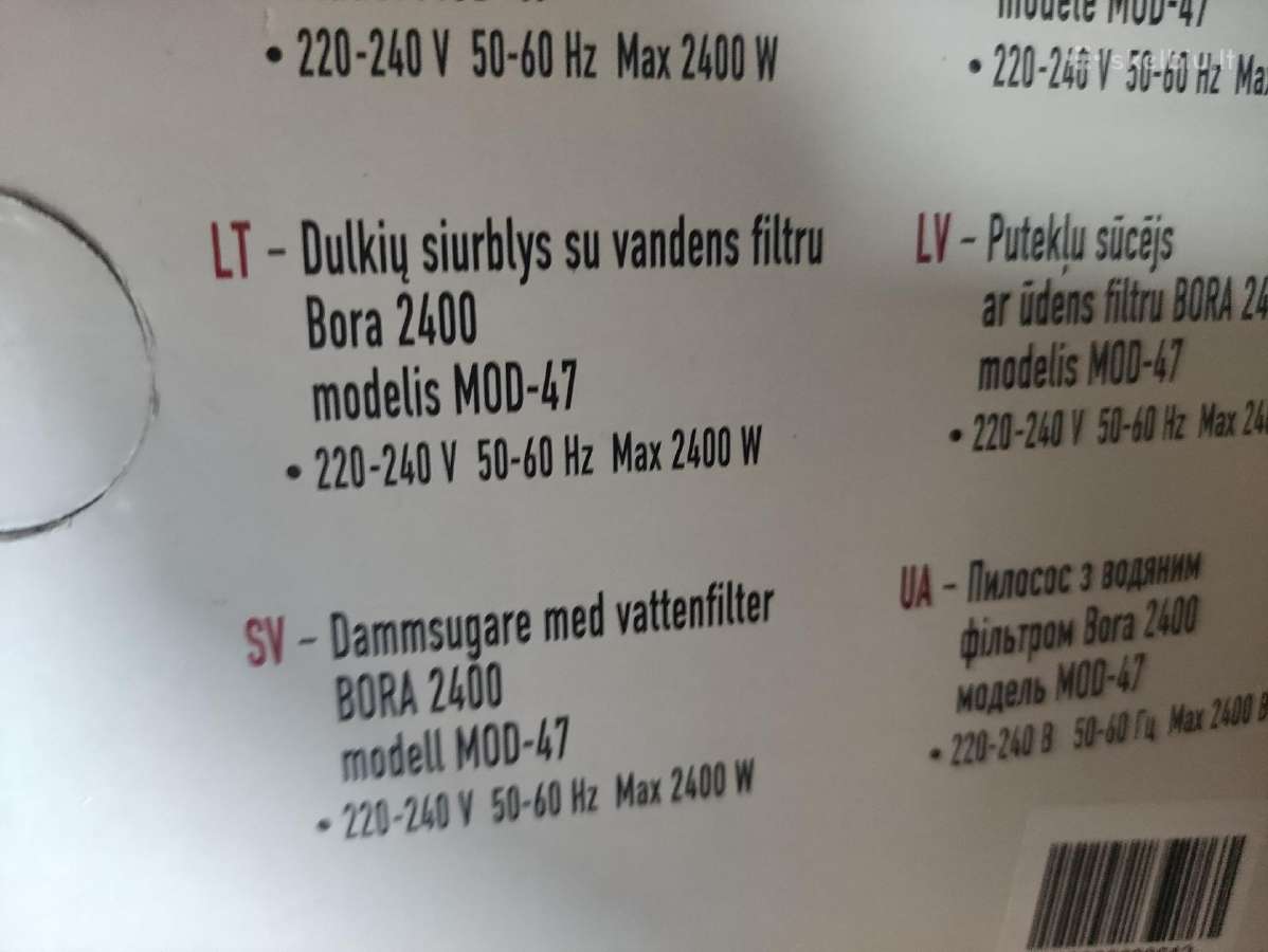 Dulkių siurblys su vandens filtru ,su garantija - nuotraukos Nr. 8