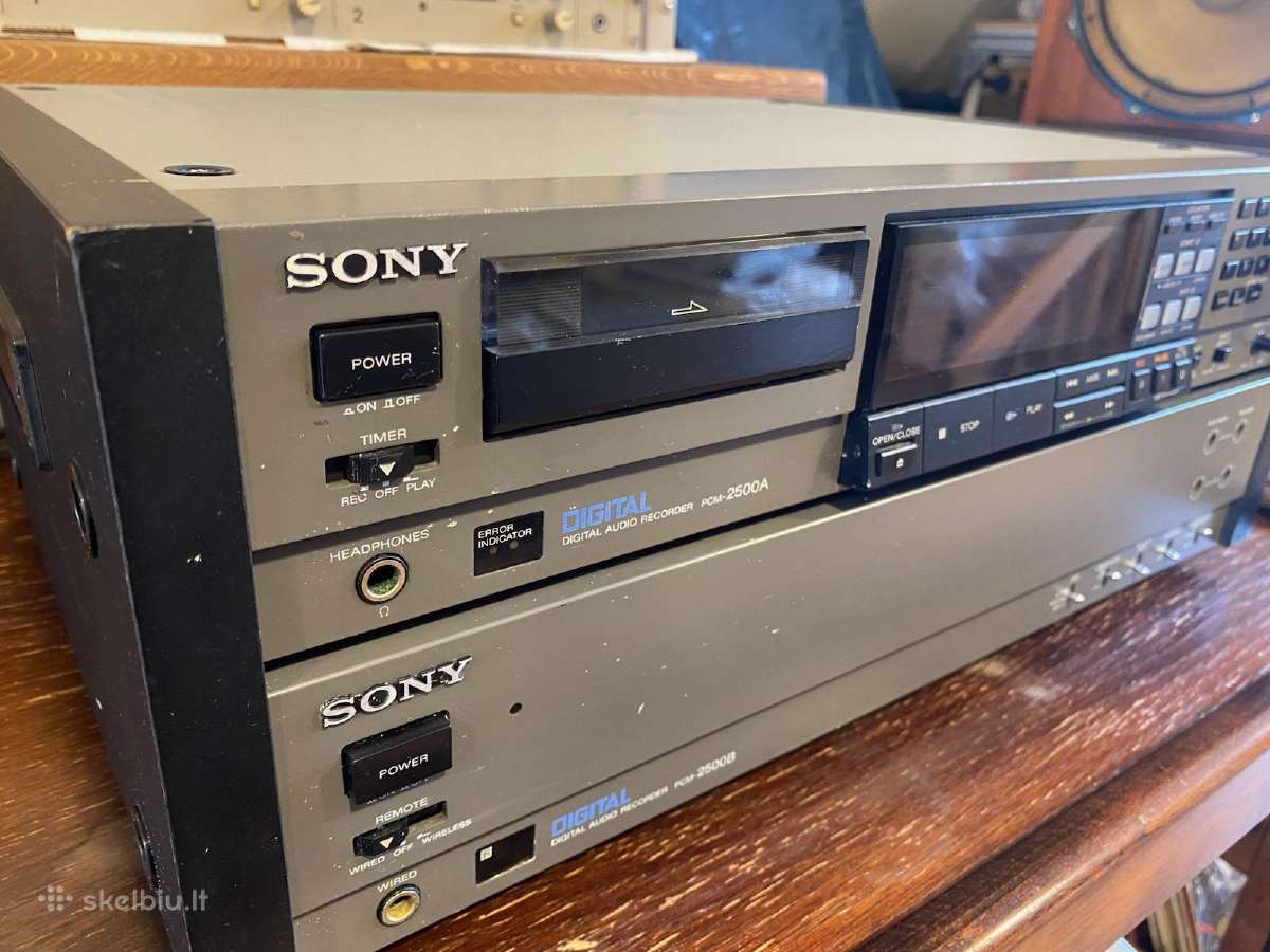Sony Pcm-2500 A - nuotraukos Nr. 2