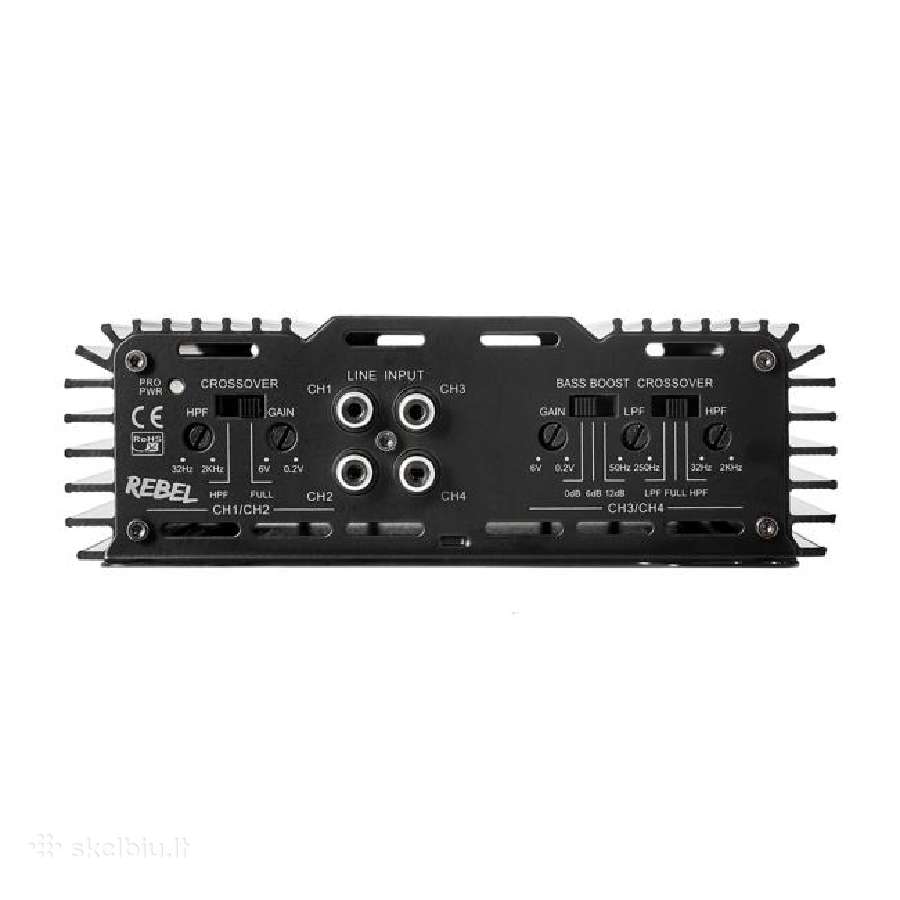 Garso stiprintuvas Bass Habit Rebel Ra800w - nuotraukos Nr. 2