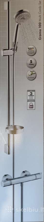Dušo komplektas Hansgrohe Croma 100, 27085000 - nuotraukos Nr. 9