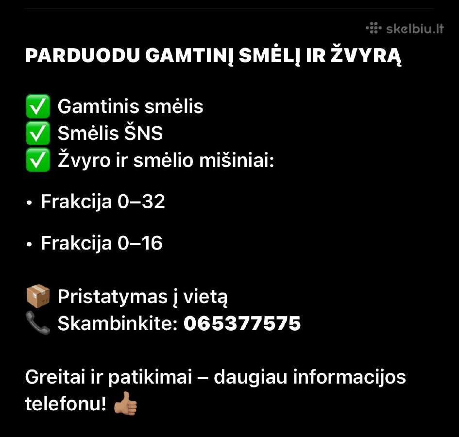 Žvyras pagrindam.skalda.smėlis pagrindu paruošimas - nuotraukos Nr. 20