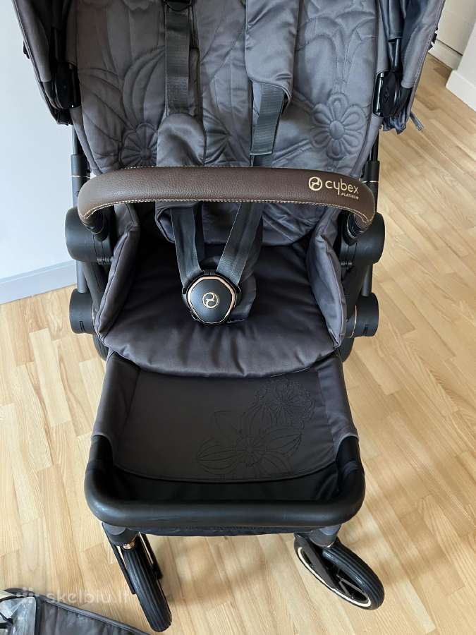 Vežimėlis Cybex Priam Flower Grey - nuotraukos Nr. 11