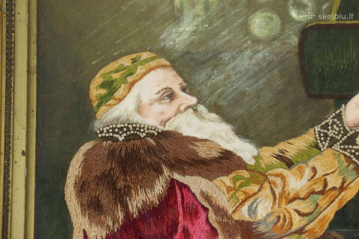 Sienos dekoras, siuvinėta ir dažyta, Ranku darbo, - nuotraukos Nr. 4