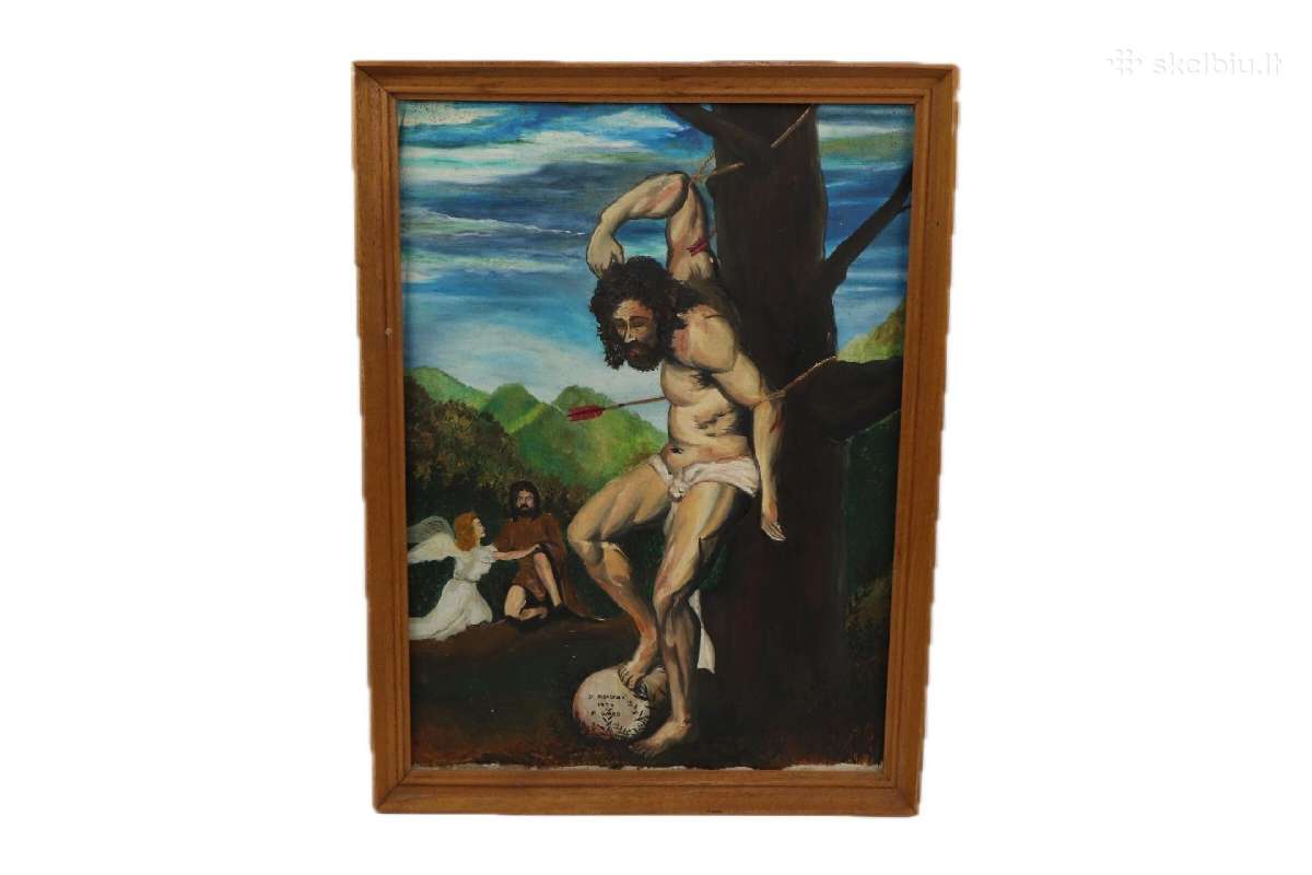 Каrtonas, Aliejus, Latvija, 66x49 см