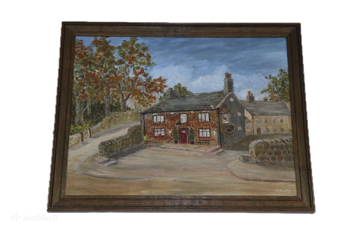 Каrtonas, Aliejus, Latvija, 51x41 см