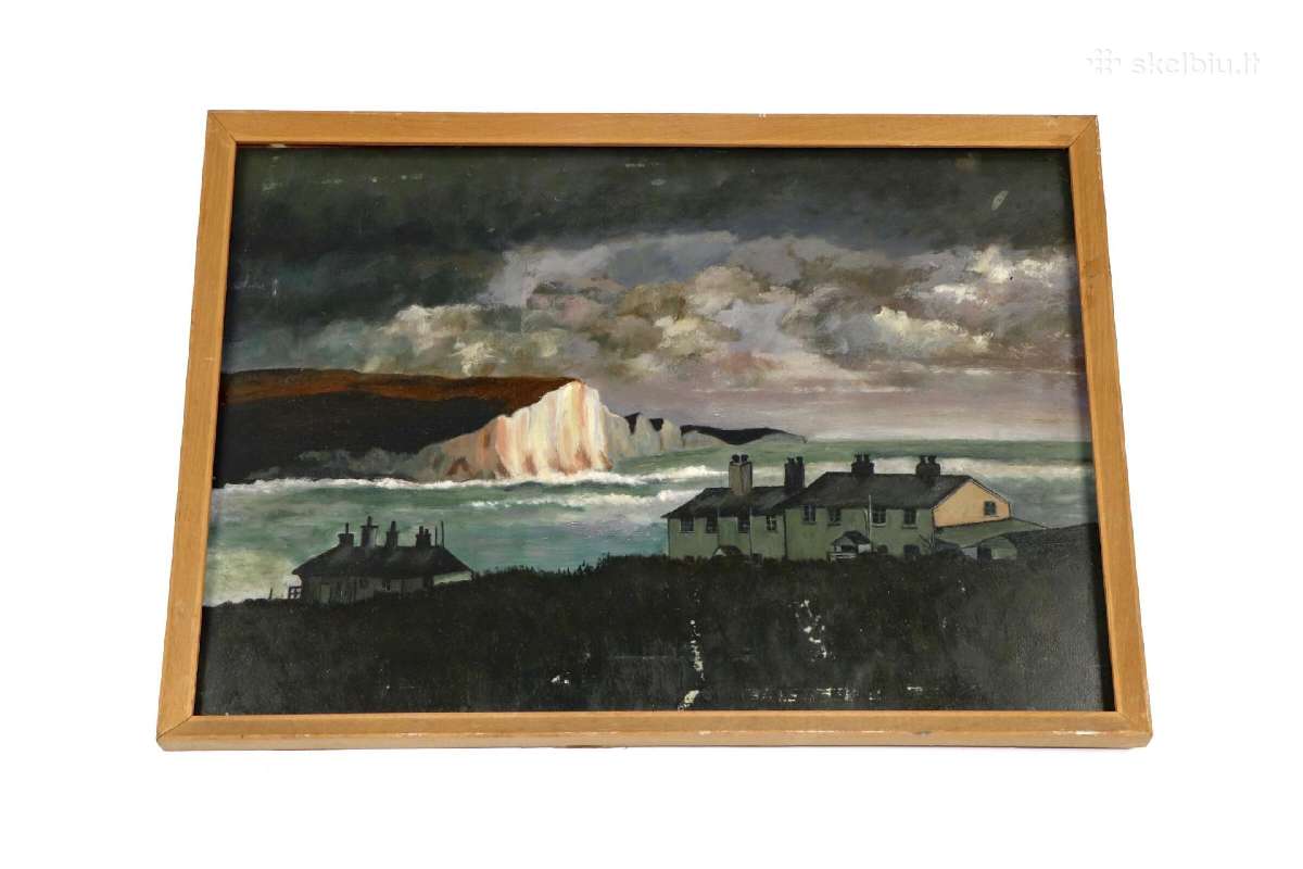 Каrtonas, Aliejus, Latvija, 50x36 см