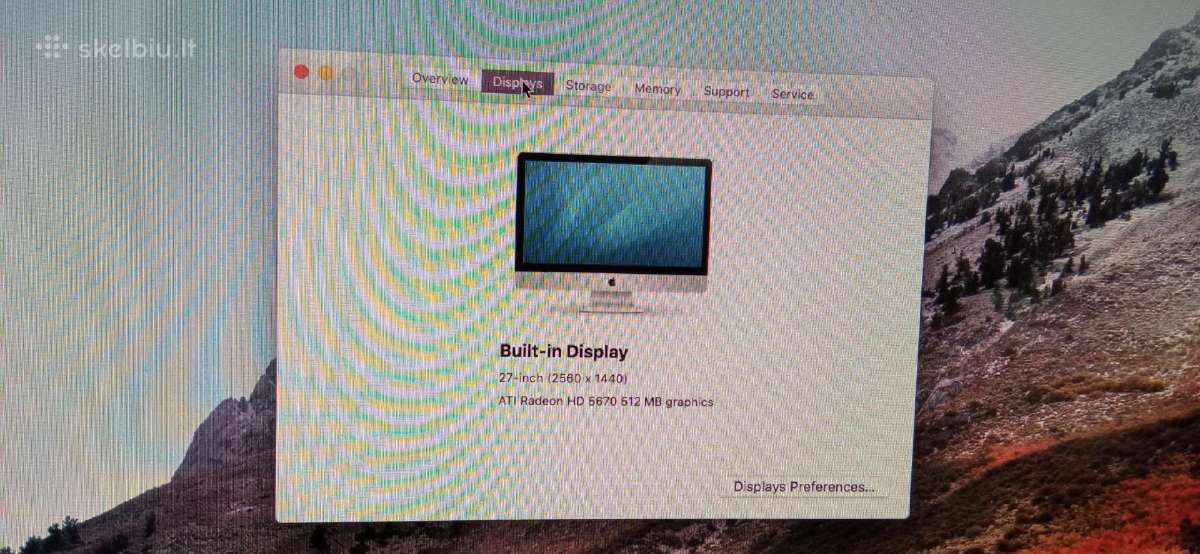 iMac 27 Mid 2010 su gedimu - nuotraukos Nr. 2