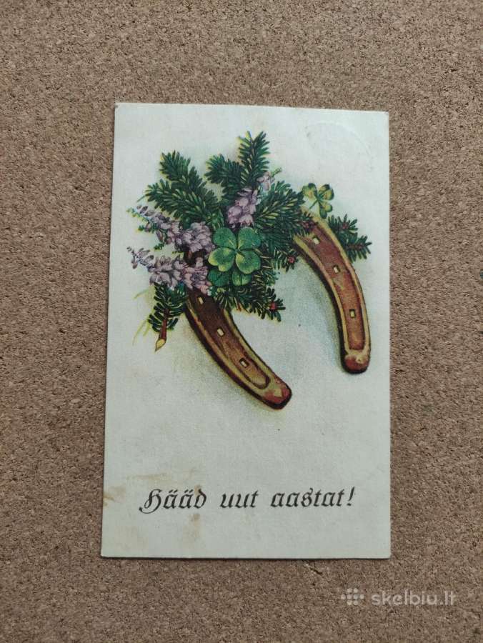 Tarpukario naujametiniai atvirukai - nuotraukos Nr. 37