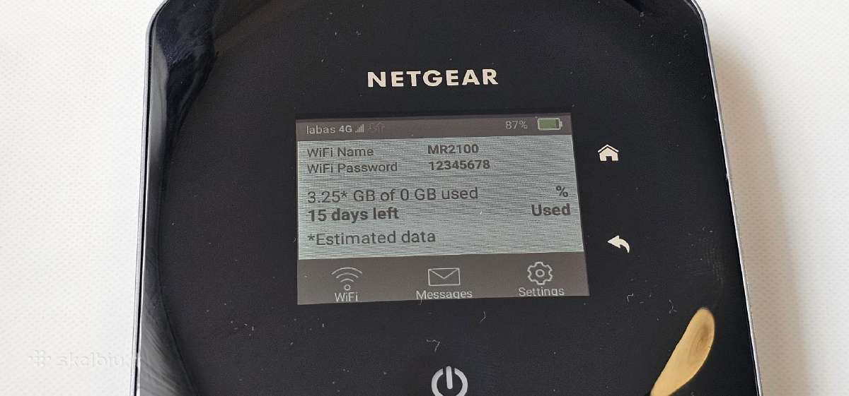 Nešiojamas modemas Netgear Nighthawk M2 4G Lte - nuotraukos Nr. 14