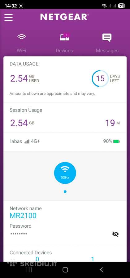 Nešiojamas modemas Netgear Nighthawk M2 4G Lte - nuotraukos Nr. 19