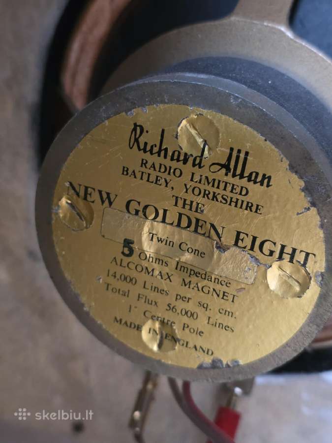 Placiajuosciai Richard Allan New Golden 8t Alnico - nuotraukos Nr. 2