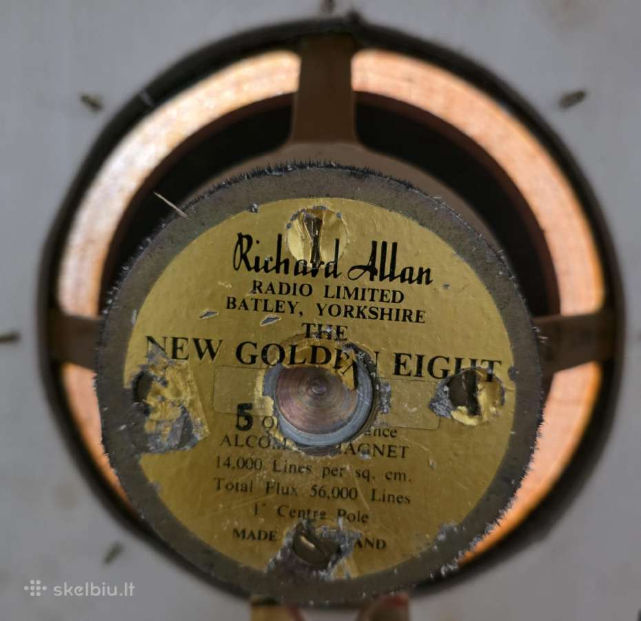 Placiajuosciai Richard Allan New Golden 8t Alnico - nuotraukos Nr. 5