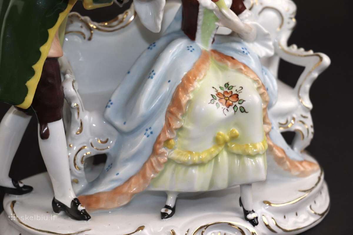 Kompozicija , porcelianas, aukštis: 19.5 см. - nuotraukos Nr. 7
